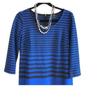 EUC Anne Taylor 3/4 length sleeve dress